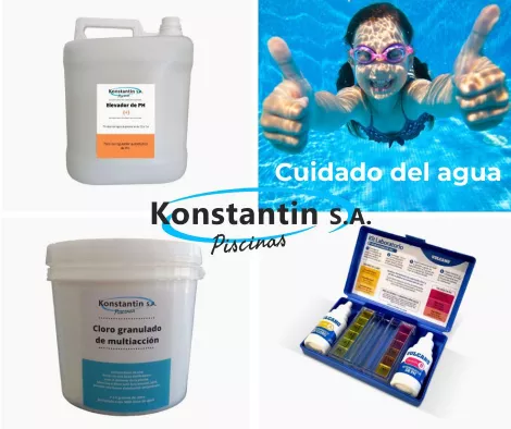 Pflegeprodukte, Salz, Chlor, Ph neutraler, Konstantin Piscinas Paraguay