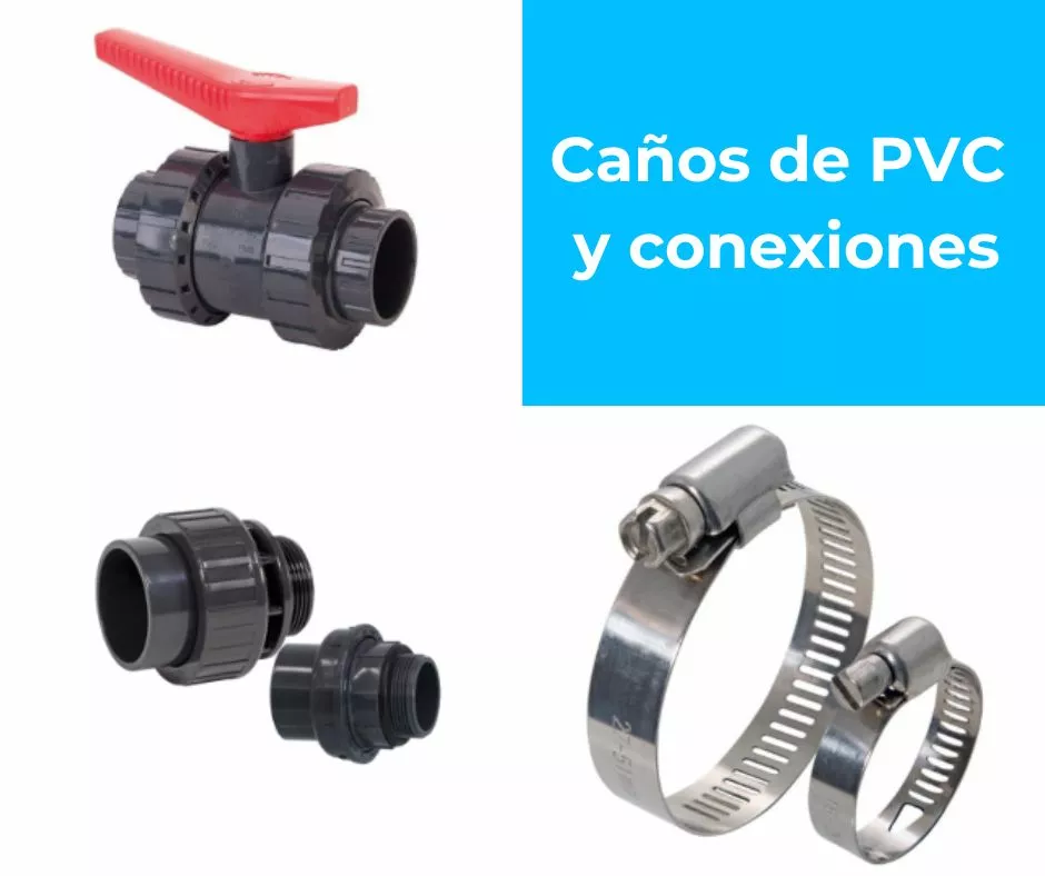 Caños de PVC y conexiones